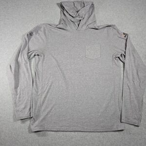 Poncho Albright Hoodie Shirt Mens Large Lightweight Quick Dry UPF Fishing Hiking